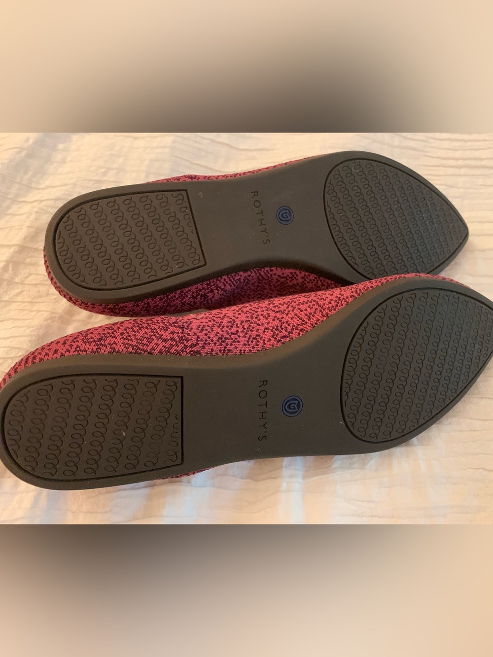 Rothy's The Point Fig Python Flat - Picture 3 of 7